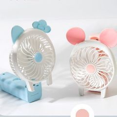 Quạt Mini Cầm Tay Tai Thỏ Dễ Thương Có Thể Gập Gọn - Quạt Sạc USB Đáng Yêu, Phụ Kiện Thời Trang Chụp Ảnh Thú Vị