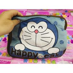 Túi Sưởi Hình Mèo Totoro Hồng Cầm Gương - Túi Chườm Nóng Lạnh Dễ Thương Giữ Nhiệt Cho Mùa Đông