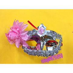 Mặt Nạ Nửa Mặt Lông Vũ Halloween Sang Trọng - Hóa Trang Dạ Hội Chi Tiết 2029 - Phụ Kiện Cosplay Đẳng Cấp