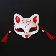 Mặt Nạ Cáo Hóa Trang Halloween - Mặt Nạ Độc Đáo Thời Trang Nhật Bản Dành Cho Nam Nữ - Quà Tặng Fan Thú Vị
