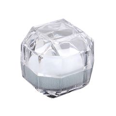 Hộp đựng nhẫn acrylic trong suốt - Trưng bày trang sức, lưu trữ và quà tặng tiện ích - Thiết kế đơn giản và gọn gàng