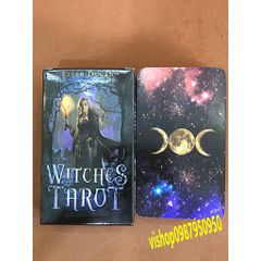 Bộ Bài Tarot Witches H3 - 78 Lá Bài Đẹp của Ellen Dugan - Dự Đoán Phong Thủy, Phù Thủy Châu Âu, Bói Bài Huyền Bí