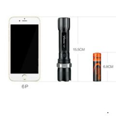 Đèn Pin Siêu Sáng Cao Cấp USA Có Zoom - LED 3000 Lumen, Pin Sạc 7800mAh, 3 Chế Độ Sáng, Dụng Cụ Chiếu Sáng Du Lịch, Sửa Chữa, Câu Cá