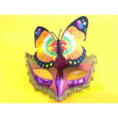 Mặt Nạ Bướm Nửa Mặt Hóa Trang Halloween - Đạo Cụ Cosplay Ngọt Ngào, Chất Liệu An Toàn Cho Tiệc Tùng