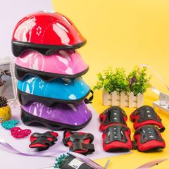 Mũ Bảo Hiểm và Bảo Hộ Patin An Toàn - Đồ Bảo Hộ Tay Chân Đầu Gối Giày Trượt Patin Thời Trang, Chất Liệu Cao Su Mịn Màng