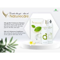 Combo Dầu Gội & Dầu Xả V-Naturecare 300ml - Chống Gàu, Giúp Tóc Khỏe Mạnh & Mượt Mà, Sản Phẩm Thiên Nhiên Chất Lượng