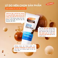 Kem Dưỡng Da Tay Palmer's Cocoa Butter Formula Vitamin E - Dưỡng Ẩm Sâu, Chống Oxy Hóa, Phục Hồi Da Khô Nứt Nẻ 48 Giờ