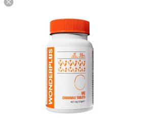 Viên Nhai Bổ Sung Vitamin C Wonderplus 60 Viên - Hương Cam, Tăng Cường Đề Kháng, Giúp Làn Da Rạng Rỡ, Vị Chua Ngọt Dễ Dùng