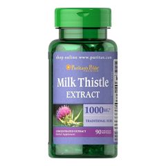 Chiết Xuất Cây Kế Sữa (Milk Thistle) Puritan Pride 1000mg - Hỗ Trợ Chức Năng Gan Khỏe Mạnh, 90 Viên Chính Hãng