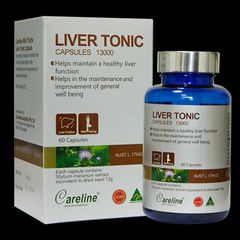 Viên uống hỗ trợ chức năng gan Careline Liver Tonic Capsule - Giải pháp cho sức khỏe gan từ Úc, bảo vệ và cải thiện chức năng gan hiệu quả
