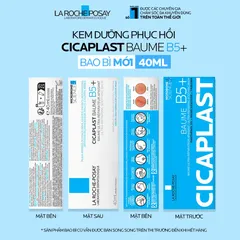 Kem Dưỡng B5 La roche Posay Làm Dịu mát ,Giảm Thâm ,phục hồi da La Roche-Posay Cicaplast Baume B5 40ml