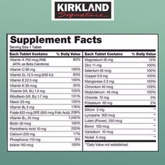 (Hàng công ty) Vitamin Tổng Hợp Kirkland Mature Adults 50+ Multi - 400 Viên Bổ Sung Vitamin và Khoáng Chất Cho Người Trên 50 Tuổi Chính Hãng Mỹ 725978