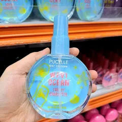 Nước Hoa PUCELLE Mist Cologne Wavy Ocean 75ml - Hương Thơm Tươi Mát, Quyến Rũ, Phong Cách Trẻ Trung, Tự Tin Trong Mỗi Ngày