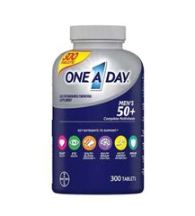 Vitamin tổng hợp One A Day Men’s 50+ - Hỗ trợ sức khỏe cho nam giới 50 tuổi, 300 viên chính hãng Bayer