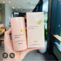 Lăn khử mùi Armaf Club De Nuit Woman 75g - Hương thơm quyến rũ, tươi mát cho phụ nữ - Sản phẩm khử mùi cao cấp