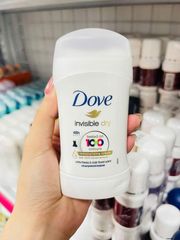 Lăn khử mùi Dove Invisible Solid 24H 40g – không ố màu