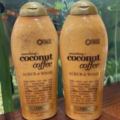 Sữa Tắm Tẩy Tế Bào Chết Ogx Coconut Coffee 577ml - Dưỡng Da Sáng Mịn, Hương Vị Cà Phê Nhiệt Đới, Chăm Sóc Da Toàn Diện