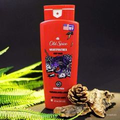 Gel Tắm Old Spice NightPanther 473ml – Hương Nước Hoa Mạnh Mẽ, Giữ Mùi Lâu, Cho Nam Giới, Sữa Tắm Khử Mùi Thời Thượng