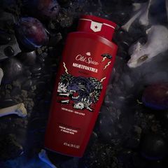 Gel Tắm Old Spice NightPanther 473ml – Hương Nước Hoa Mạnh Mẽ, Giữ Mùi Lâu, Cho Nam Giới, Sữa Tắm Khử Mùi Thời Thượng