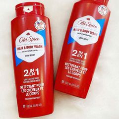 Sữa Tắm Gội Old Spice 2in1 High Endurance 532ml - Giải pháp sạch tóc & da, hương thơm mạnh mẽ cho nam giới