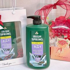 Sữa Tắm Gội Xả Irish Spring 887ml - Giúp Làm Sạch Sâu, Giữ Độ Ẩm, Thư Giãn Và Tươi Mát Cho Cơ Thể
