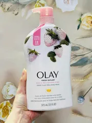 Sữa Tắm Olay White Strawberry & Mint 975ml - Thoải Mái, Tươi Mát, Dưỡng Da Mềm Mại, Sản Phẩm Làm Dịu Da 