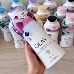 Sữa Tắm Dưỡng Trắng Olay Hoa Lan Ultra Moisture 650ml - Chăm Sóc Da Sáng Mịn, Giàu Dưỡng Ẩm, Hương Hoa Lan Tươi Mát