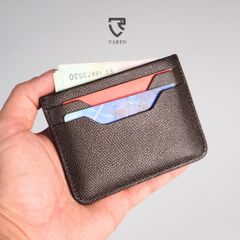 Ví Thẻ VAREN Da Bò Cao Cấp Unisex - Ví Mini Tinh Tế Dành Cho Nam Nữ, Phong Cách Sang Trọng, Lý Tưởng Làm Quà Tặng