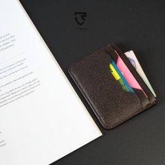 Ví Thẻ VAREN Da Bò Cao Cấp Unisex - Ví Mini Tinh Tế Dành Cho Nam Nữ, Phong Cách Sang Trọng, Lý Tưởng Làm Quà Tặng