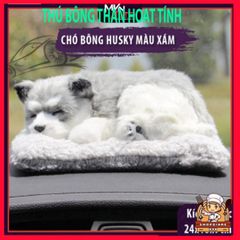 Chó Bông Than Hoạt Tính Nano Khử Mùi Xe Hơi - Phụ Kiện Tô Điểm Taplo Ô Tô Kích Thước Lớn 24x18x9cm - Mvn Auto