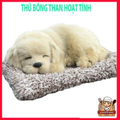 Thú Bông Cún Vàng Kem Lõi Than Hoạt Tính Khử Mùi - Phụ Kiện Ô Tô Trang Trí Khí Lọc Không Khí, Dễ Thương cho Xe Hơi và Nhà Ở