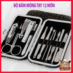 Bộ Kìm Bấm Móng 12 Món Thông Minh - Dụng Cụ Tạo Dáng Móng Tay Thời Trang Tại Nhà, Quà Tặng Ý Nghĩa Cho Bạn Bè và Người Thân