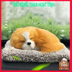 Chó Bông Khử Mùi Xe Hơi - Mèo Bông Than Hoạt Tính Đáng Yêu, Giải Pháp Khử Mùi Hiệu Quả Cho Ô Tô (Size 20-28cm)