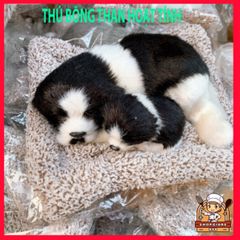 Chó Bông Khử Mùi Xe Hơi - Mèo Bông Than Hoạt Tính Đáng Yêu, Giải Pháp Khử Mùi Hiệu Quả Cho Ô Tô (Size 20-28cm)