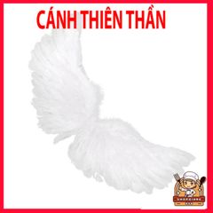 Cánh lông vũ trắng Halloween cho bé - Phụ kiện chụp hình, Cosplay, Dây buộc tóc và Đũa ma thuật - Thời trang Unisex