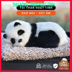 Thú Bông Khử Mùi Than Hoạt Tính - Túi Lọc Khí Hút Ẩm Ô Tô, Xe Hơi, Bàn Làm Việc - Phụ Kiện Đáng Yêu Zone Shop Gấu