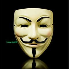 Mặt Nạ Hacker Vàng Đậm 2021 - Đồ Hóa Trang Ngọn Nghề Cho Tiệc Halloween & Ngày Hội Hóa Trang Trẻ Em