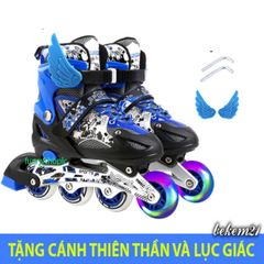 Giày Trượt Patin QF Thế Hệ Mới Phát Sáng Cho Trẻ Em - Giày Patin Cao Cấp, An Toàn Kèm Đồ Bảo Hộ, Được Yêu Thích Nhất!