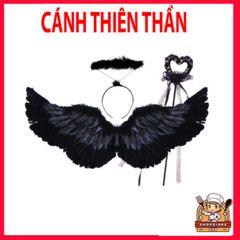 Bộ Cánh Cosplay Thiên Thần Cho Trẻ Em - Cánh Nhẹ, Điều Chỉnh, Phụ Kiện Hóa Trang Halloween, Tiệc Tùng, Biểu Diễn