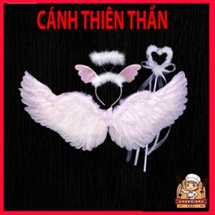 Bộ Cánh Cosplay Thiên Thần Cho Trẻ Em - Cánh Nhẹ, Điều Chỉnh, Phụ Kiện Hóa Trang Halloween, Tiệc Tùng, Biểu Diễn