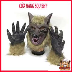 Mặt Nạ Hóa Trang Ma Sói Silicone - Mặt Nạ Kinh Dị Halloween Cho Tiệc Tùng & Cosplay, Dành Cho Người Lớn & Trẻ Em
