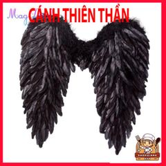 Cánh Thiên Thần Lông Vũ Trắng 3D - Phụ Kiện Cosplay Halloween Hóa Trang Độc Đáo Cho Tiệc Tùng và Biểu Diễn