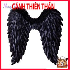 Cánh Thiên Thần Lông Vũ Trắng 3D - Phụ Kiện Cosplay Halloween Hóa Trang Độc Đáo Cho Tiệc Tùng và Biểu Diễn