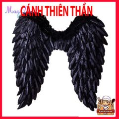Cánh Thiên Thần Lông Vũ Trắng 3D - Phụ Kiện Cosplay Halloween Hóa Trang Độc Đáo Cho Tiệc Tùng và Biểu Diễn