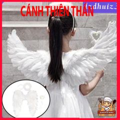 Cánh thiên thần lông vũ trắng cho trẻ em - Trang phục Halloween, Giáng Sinh, Khiêu vũ - Phụ kiện tiệc tùng độc đáo