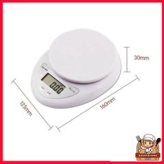 Cân Điện Tử Để Bàn 3KG 5KG - Cân Điện Tử Chính Xác Cho Nhà Bếp, Kèm Pin - Cân Thực Phẩm, Gia Vị, Bột, Gạo