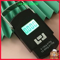 Cân Điện Tử Mini Xách Tay 50kg - Cân Hành Lý LCD HD Sáng, Tặng Kèm Pin - Cân Treo Chắc Chắn và Tiện Dụng