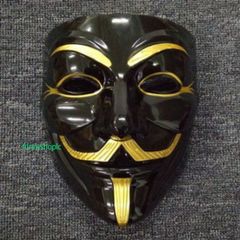 Mặt Nạ Hacker Đen Bóng 2021 - Mặt Nạ Hóa Trang Độc Đáo Cho Tiệc Halloween và Sự Kiện Thú Vị