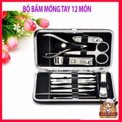 Bộ Kìm Bấm Móng 12 Món Bằng Thép Chống Gỉ - Dụng Cụ Chăm Sóc Cá Nhân Đa Chức Năng, Chất Lượng Cao, Tiện Dụng Hàng Ngày