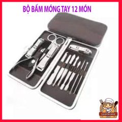 Bộ Kìm Bấm Móng 12 Món Bằng Thép Chống Gỉ - Dụng Cụ Chăm Sóc Cá Nhân Đa Chức Năng, Chất Lượng Cao, Tiện Dụng Hàng Ngày